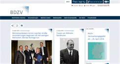 Desktop Screenshot of bdzv.de